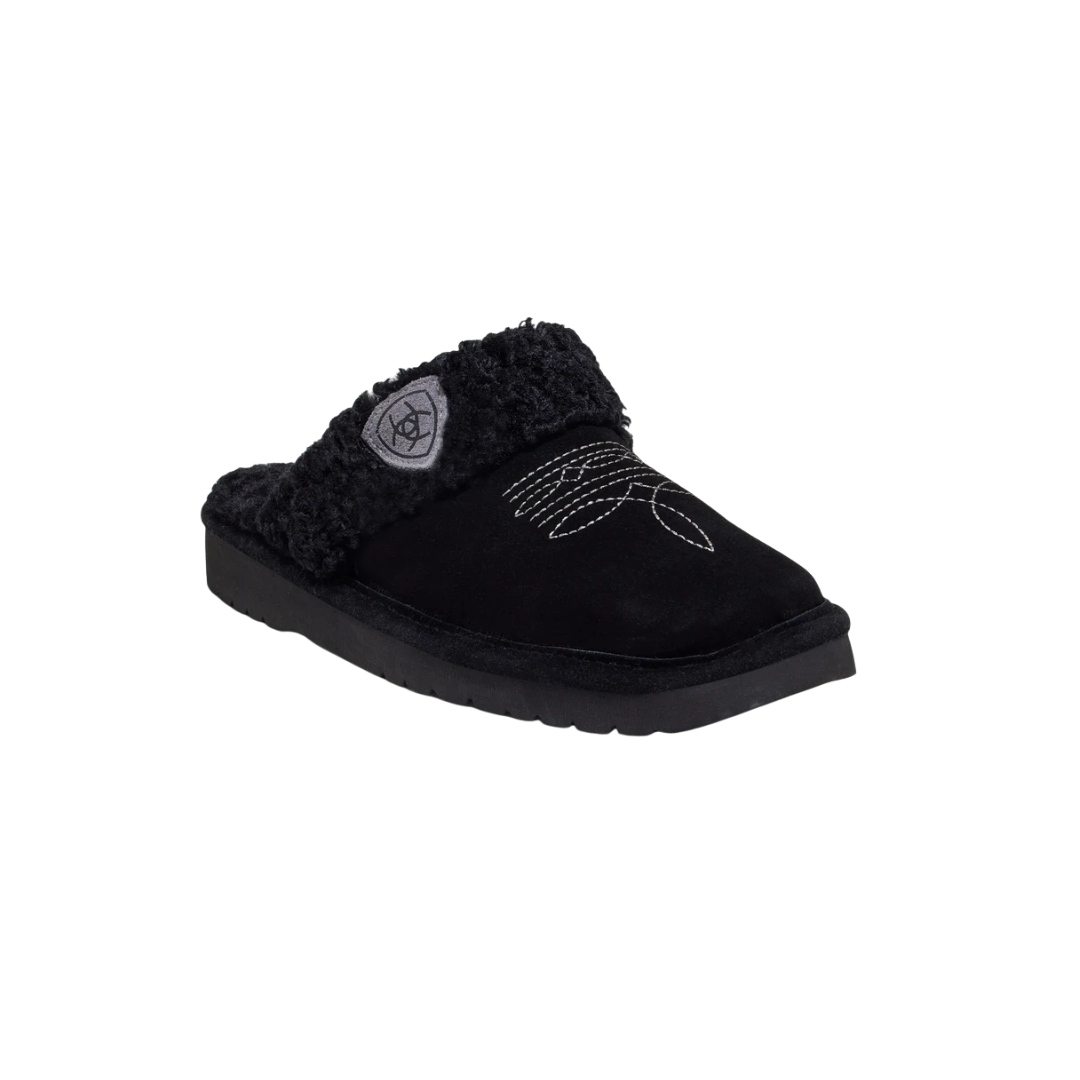Ariat Women's Jackie Square Toe Black Slippers