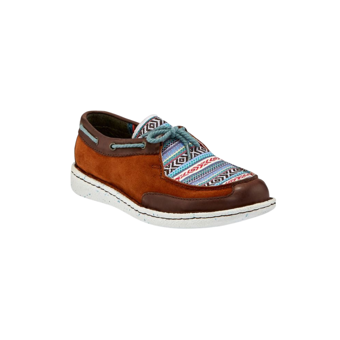 Justin Women's Boatie Chocolate Shoes