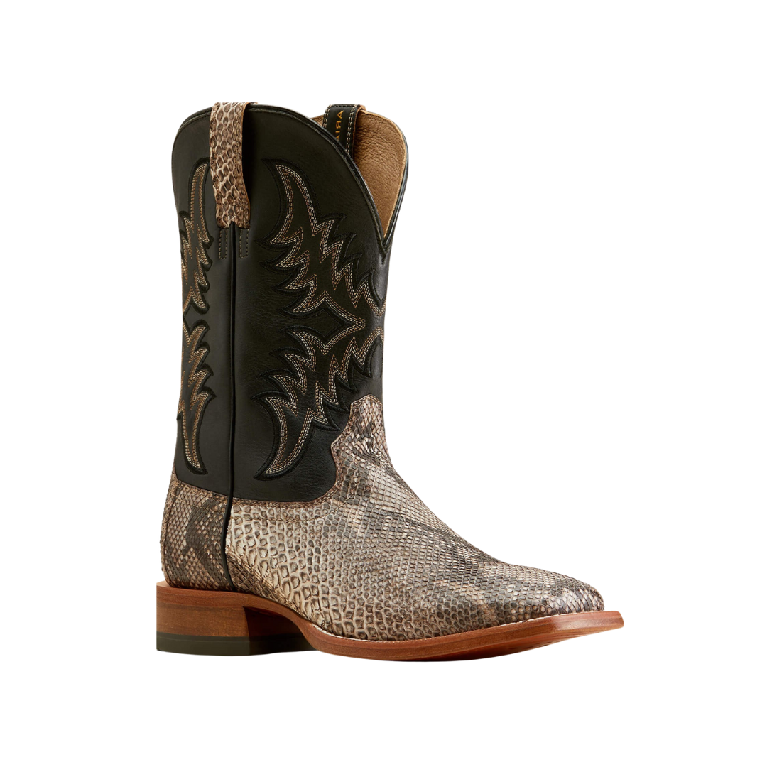 Ariat Men's Dry Gulch Cowboy Tan Python Boots - Quality Western Footwear