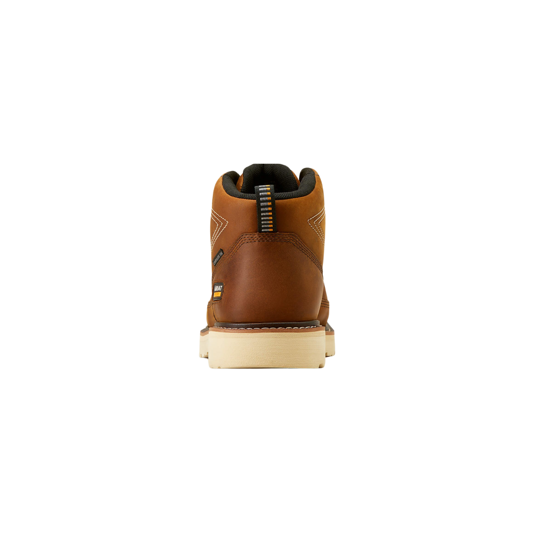 Ariat Men's Rebar Lift Chukka Composite Work Brown Boots
