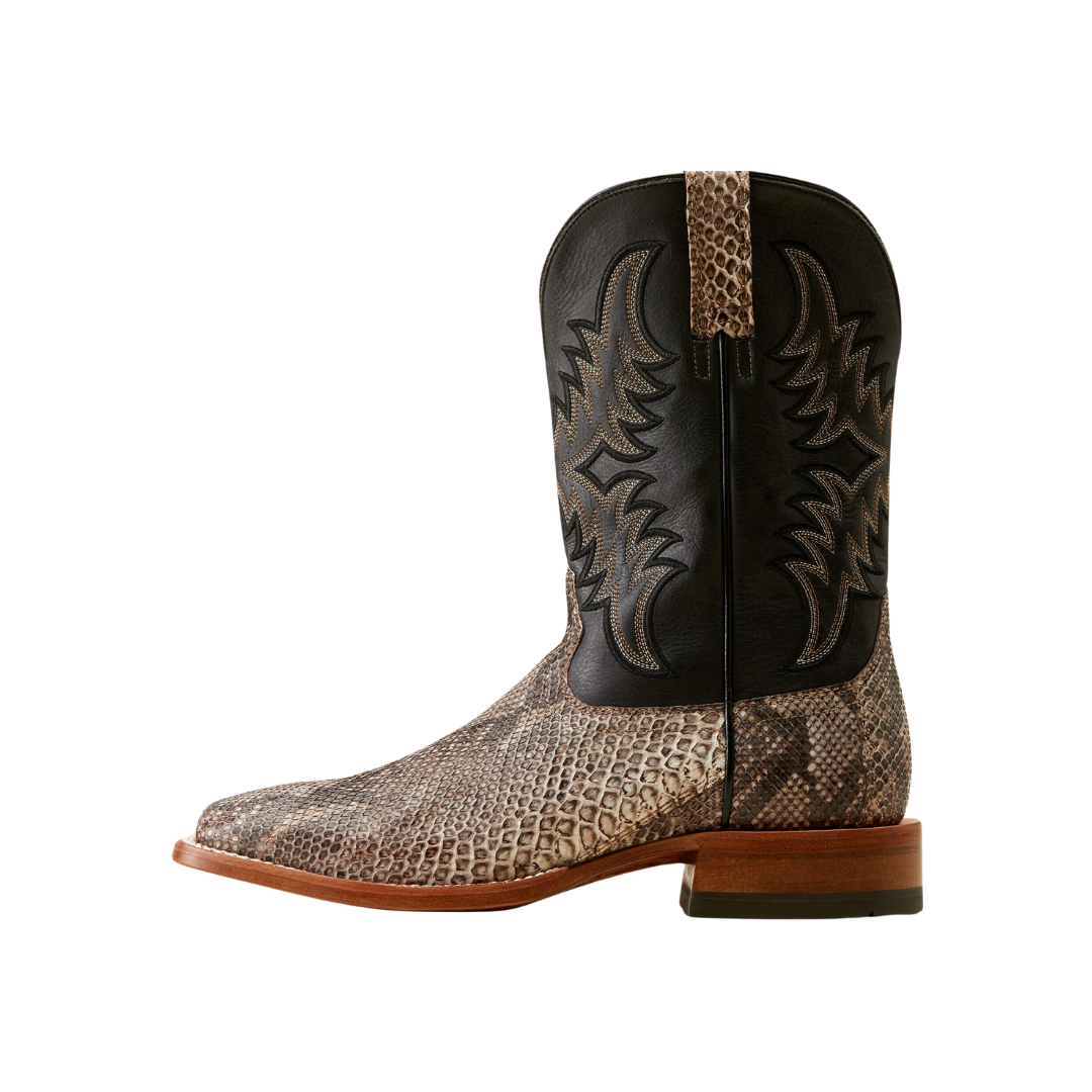 Ariat Men's Dry Gulch Cowboy Tan Python Boots - Quality Western Footwear
