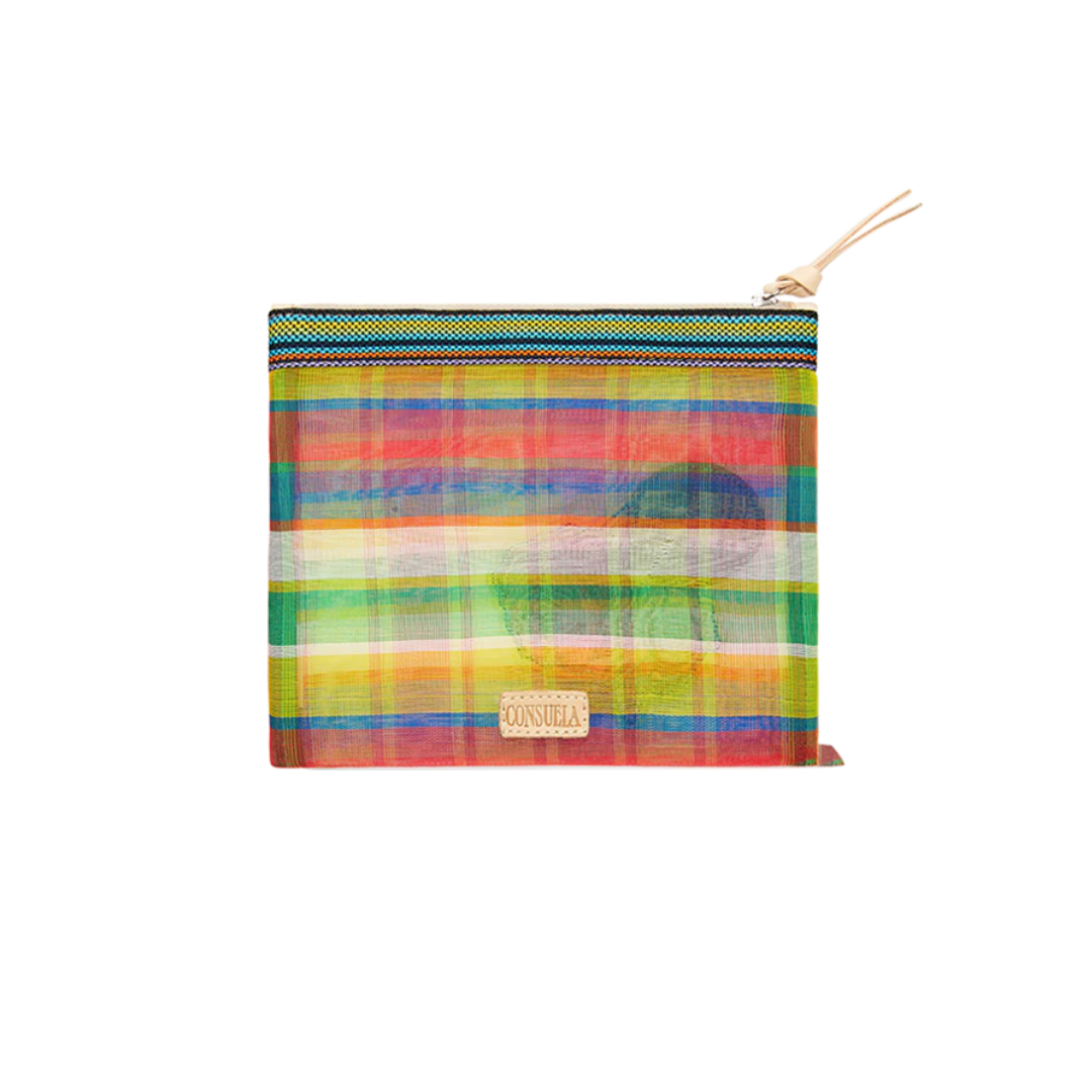 Consuela Women's Marcela Patch Mesh Zip Pouch