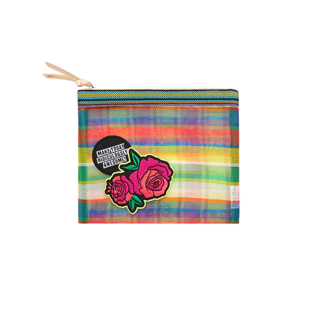 Consuela Women's Marcela Patch Mesh Zip Pouch