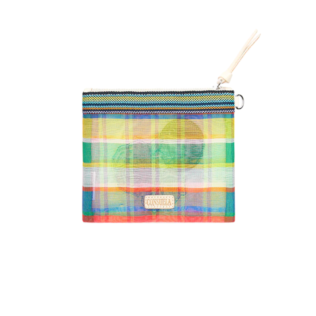 Consuela Women's Marcela Patch Mini Slim Zip Pouch Bag