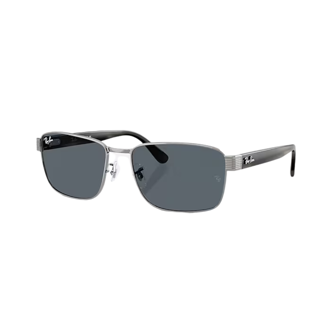Ray-Ban Unisex Gunmetal Metal Blue Sunglasses