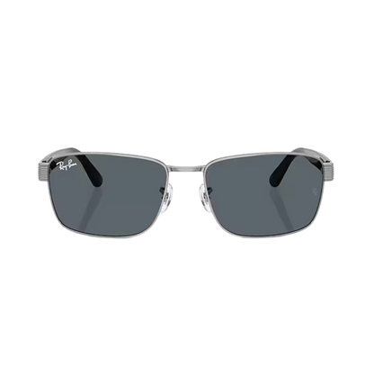 Ray-Ban Unisex Gunmetal Metal Blue Sunglasses