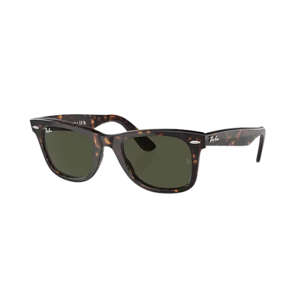Ray-Ban Unisex Wayfarer Tortoise Green Sunglasses