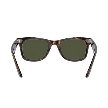 Ray-Ban Unisex Wayfarer Tortoise Green Sunglasses