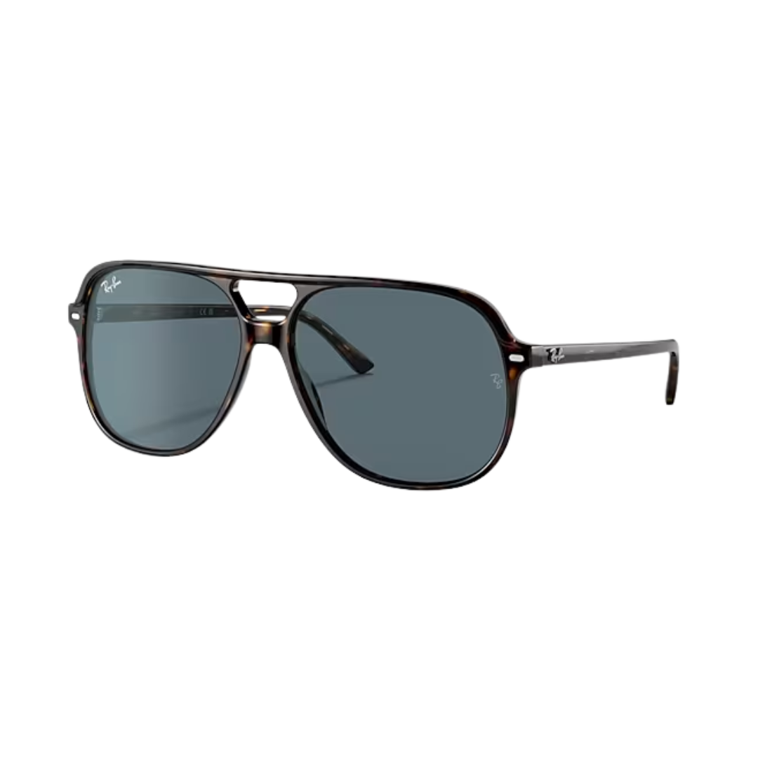 Ray-Ban Unisex Bill Havana Acetate Blue Sunglasses