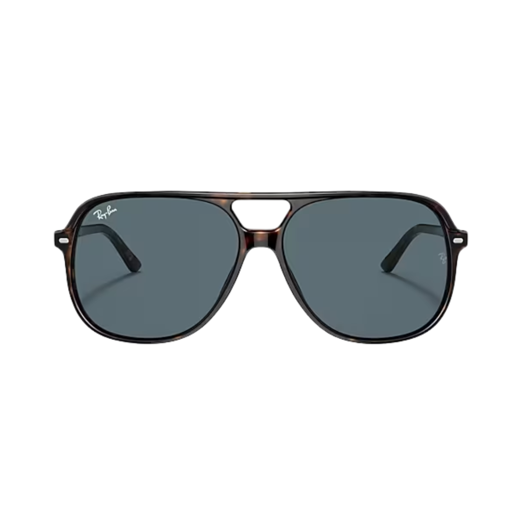 Ray-Ban Unisex Bill Havana Acetate Blue Sunglasses