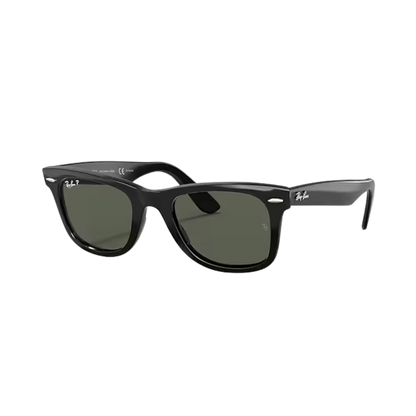 Ray-Ban Unisex Wayfarer Polarized Black Sunglasses