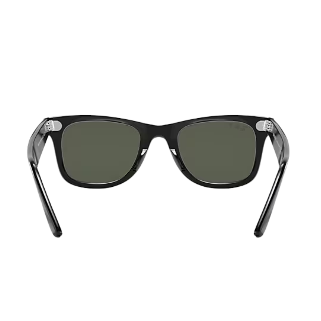 Ray-Ban Unisex Wayfarer Polarized Black Sunglasses
