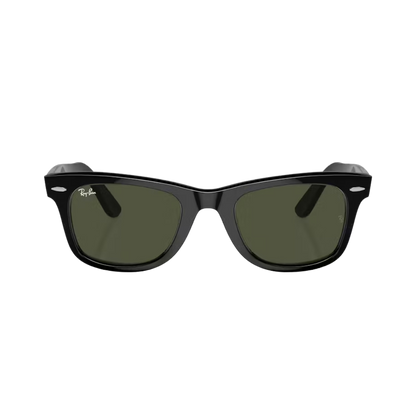 Ray-Ban Unisex Wayfarer Black Green Sunglasses