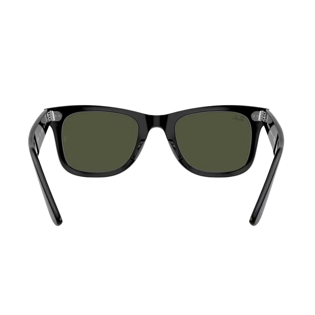 Ray-Ban Unisex Wayfarer Black Green Sunglasses