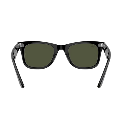 Ray-Ban Unisex Wayfarer Black Green Sunglasses