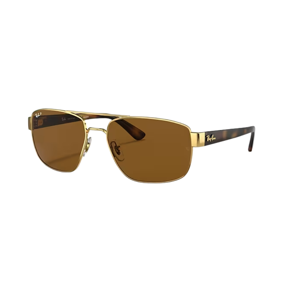 Ray-Ban Unisex Arista Steel Brown Sunglasses
