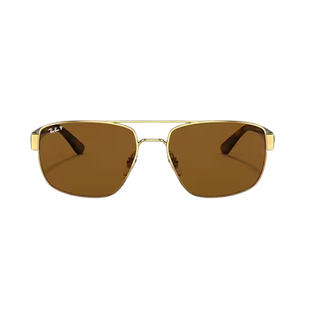 Ray-Ban Unisex Arista Steel Brown Sunglasses