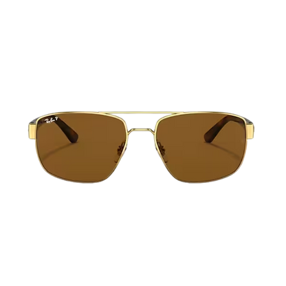 Ray-Ban Unisex Arista Steel Brown Sunglasses