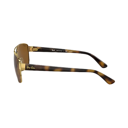 Ray-Ban Unisex Arista Steel Brown Sunglasses