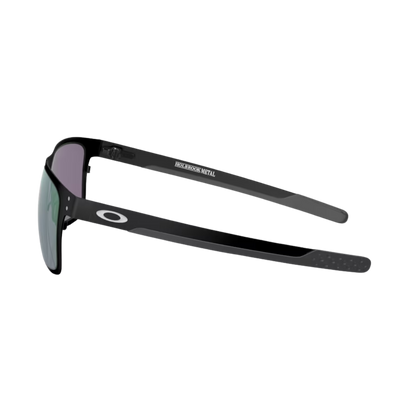 Oakley Unisex Holbrook Metal Jade Iridium Matte Black Sunglasses