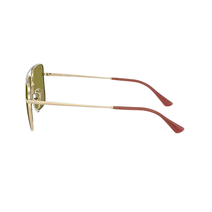 Ray-Ban Unisex Ari Pale Gold Green Metal Sunglasses
