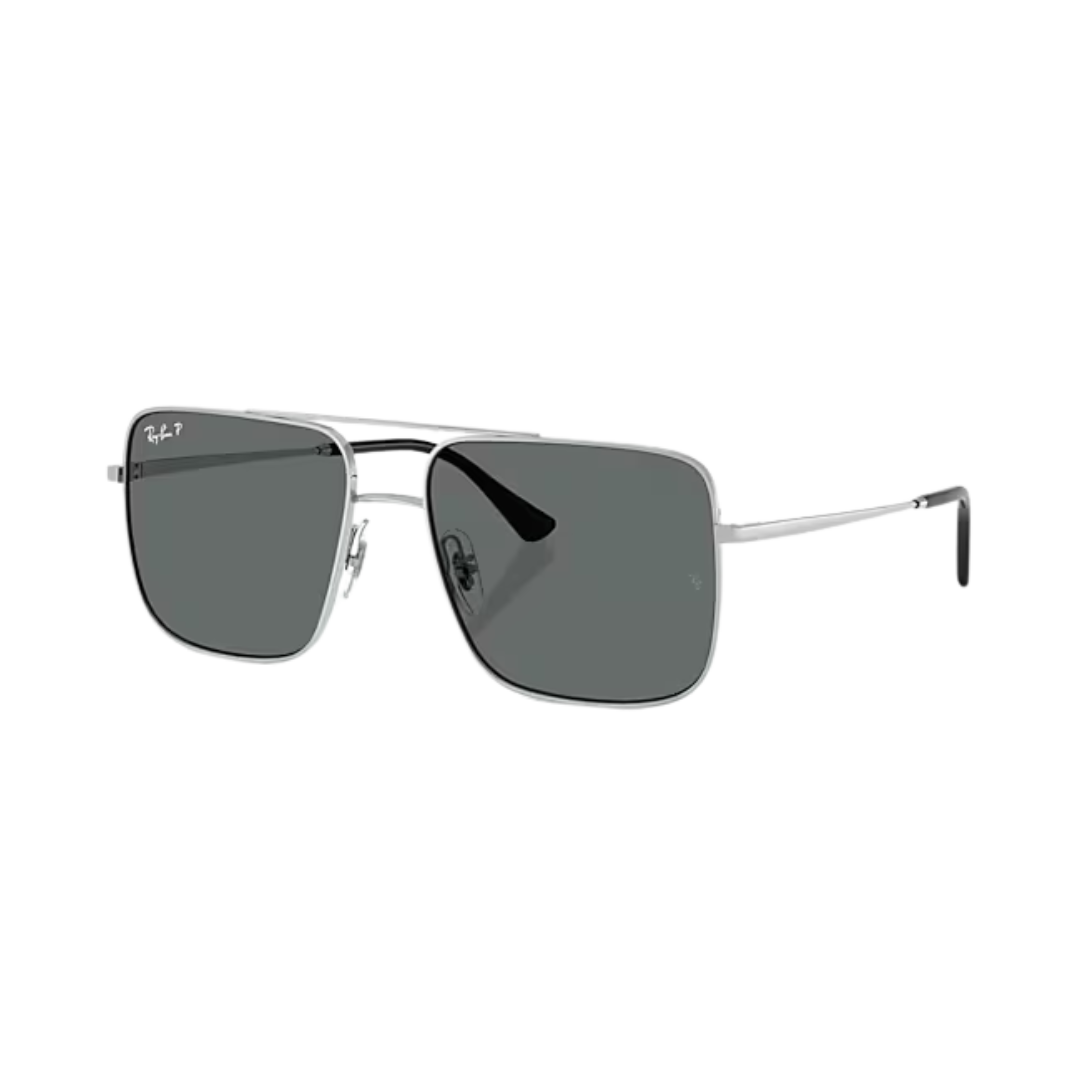 Ray-Ban Unisex Ari Silver Dark Grey Polar Sunglasses