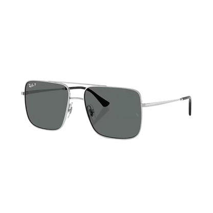 Ray-Ban Unisex Ari Silver Dark Grey Polar Sunglasses