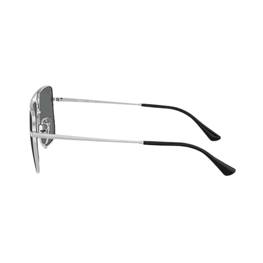 Ray-Ban Unisex Ari Silver Dark Grey Polar Sunglasses