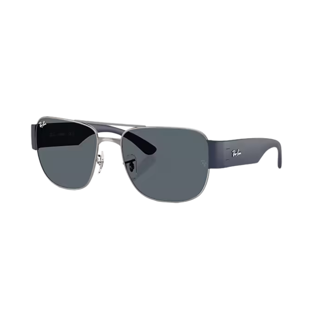 Ray-Ban Unisex Gunmetal Metal Blue Sunglasses