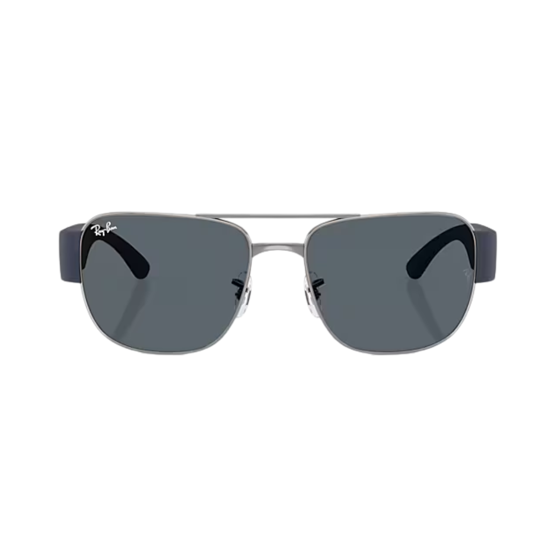Ray-Ban Unisex Gunmetal Metal Blue Sunglasses