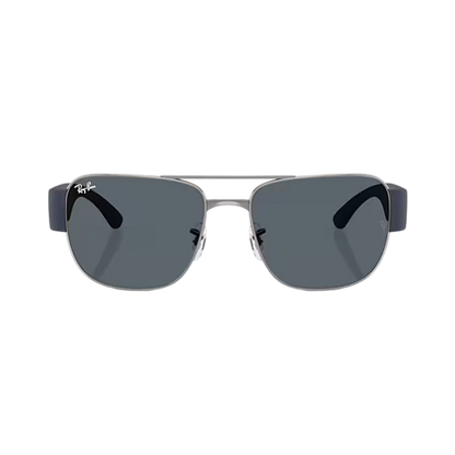 Ray-Ban Unisex Gunmetal Metal Blue Sunglasses