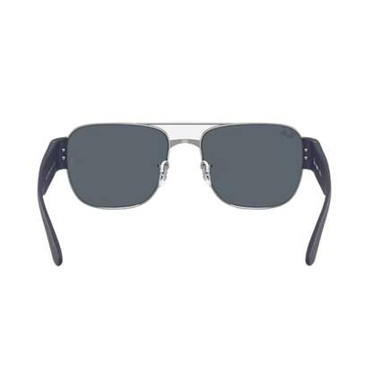 Ray-Ban Unisex Gunmetal Metal Blue Sunglasses