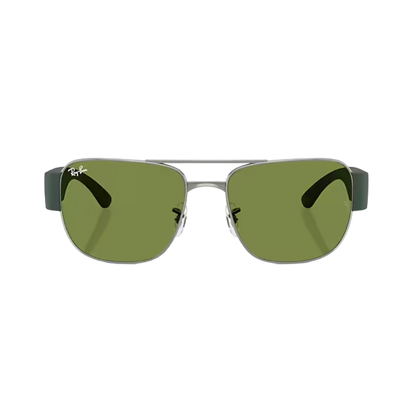 Ray-Ban Unisex Gunmetal Metal Green Sunglasses