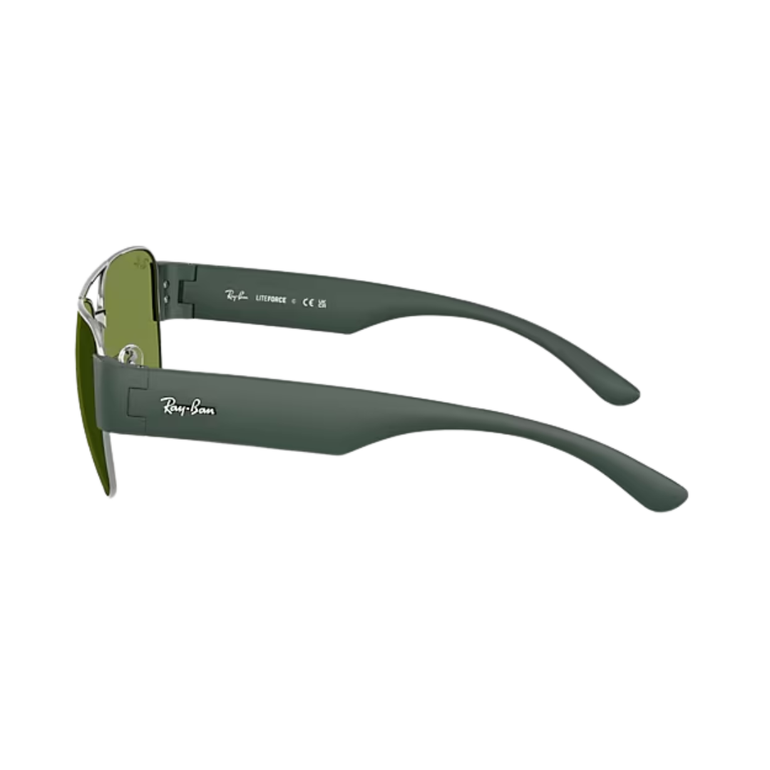 Ray-Ban Unisex Gunmetal Metal Green Sunglasses