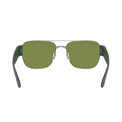Ray-Ban Unisex Gunmetal Metal Green Sunglasses