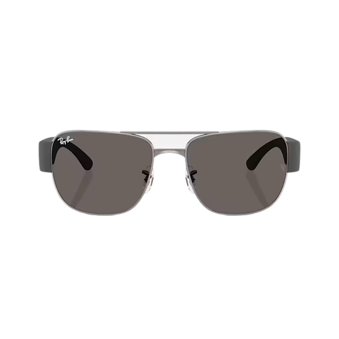 Ray-Ban Unisex Gunmetal Dark Grey Metal Sunglasses