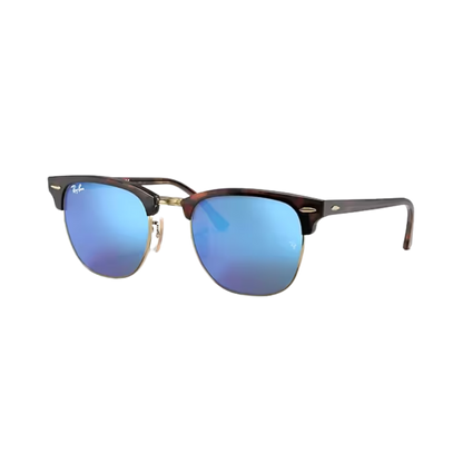 Ray-Ban Unisex Clubmaster Havana Blue Sunglasses