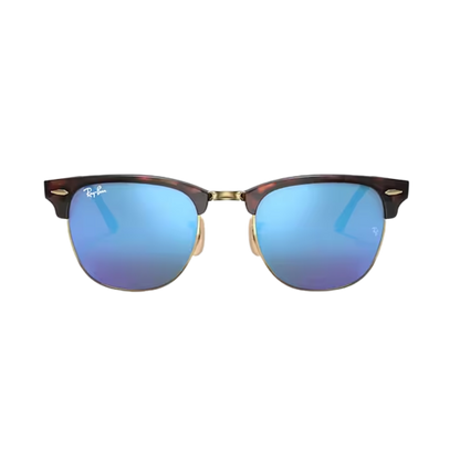 Ray-Ban Unisex Clubmaster Havana Blue Sunglasses