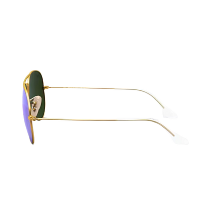 Ray-Ban Unisex Aviator Large Metal Matte Blue Sunglasses