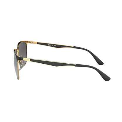 Ray-Ban Unisex Black On Arista Mirror Sunglasses
