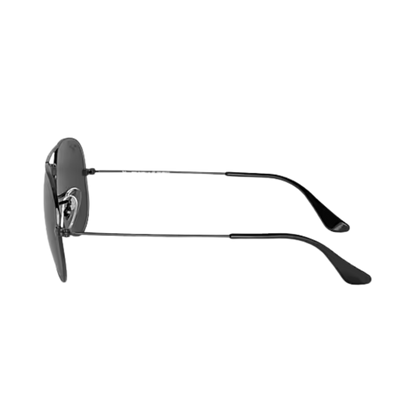Ray-Ban Unisex Aviator Large Metal Black Sunglasses
