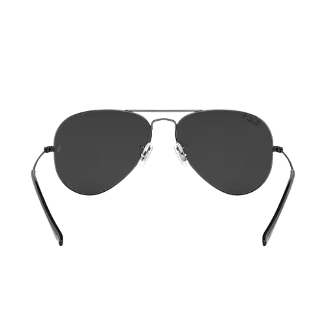 Ray-Ban Unisex Aviator Large Metal Black Sunglasses