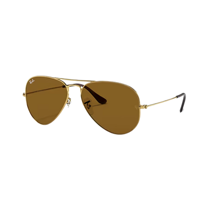 Ray-Ban Unisex Aviator Large Metal Arista Brown Sunglasses