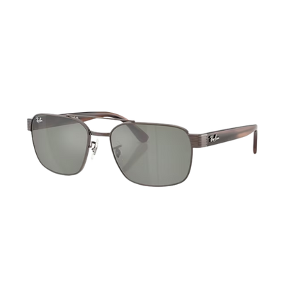 Ray-Ban Unisex Copper Green Mirror Silver Sunglasses