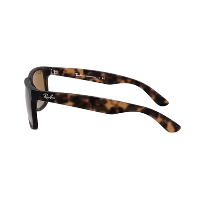 Ray-Ban Unisex Justin Rubber Havana Grey Sunglasses