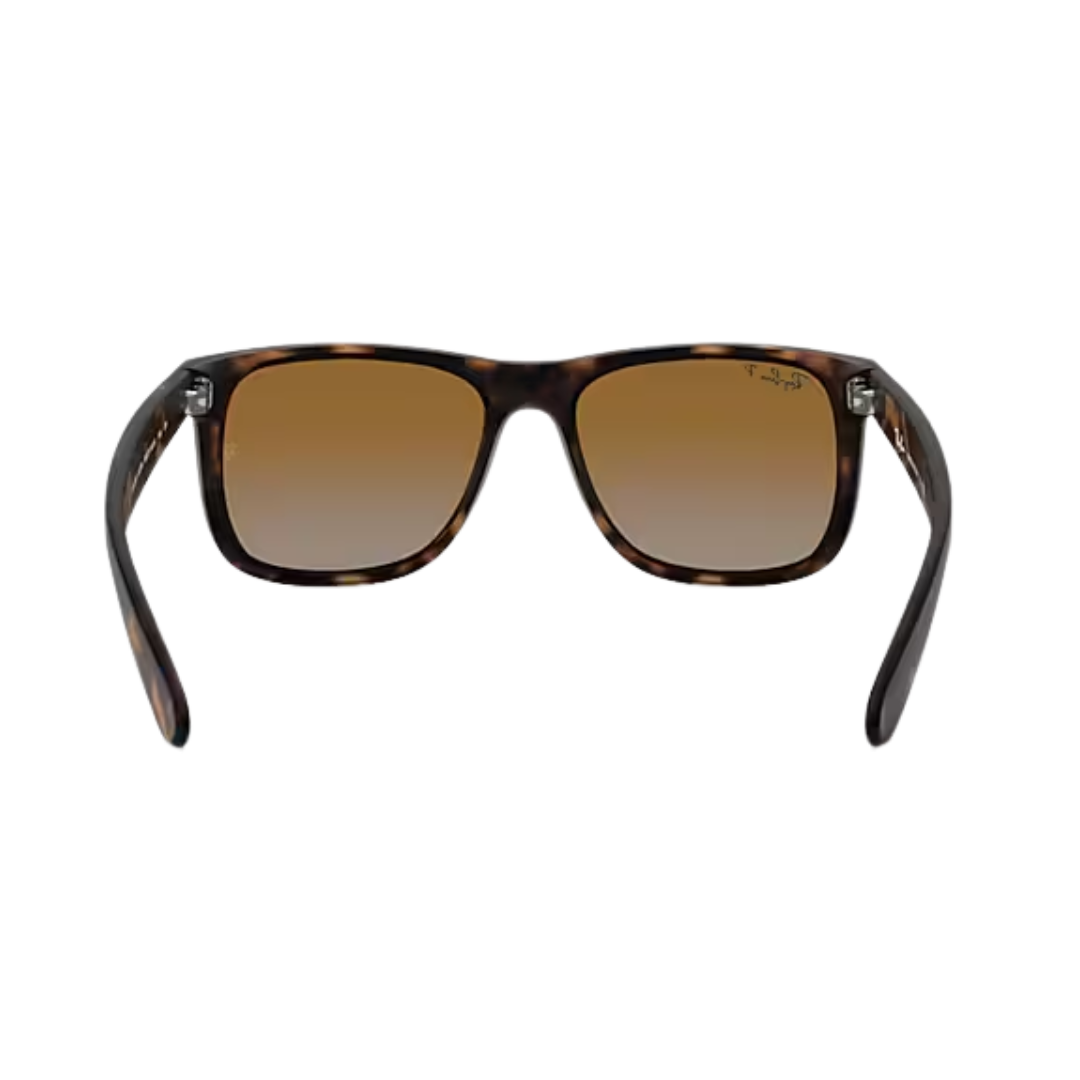Ray-Ban Unisex Justin Rubber Havana Grey Sunglasses