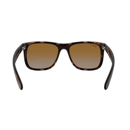 Ray-Ban Unisex Justin Rubber Havana Grey Sunglasses
