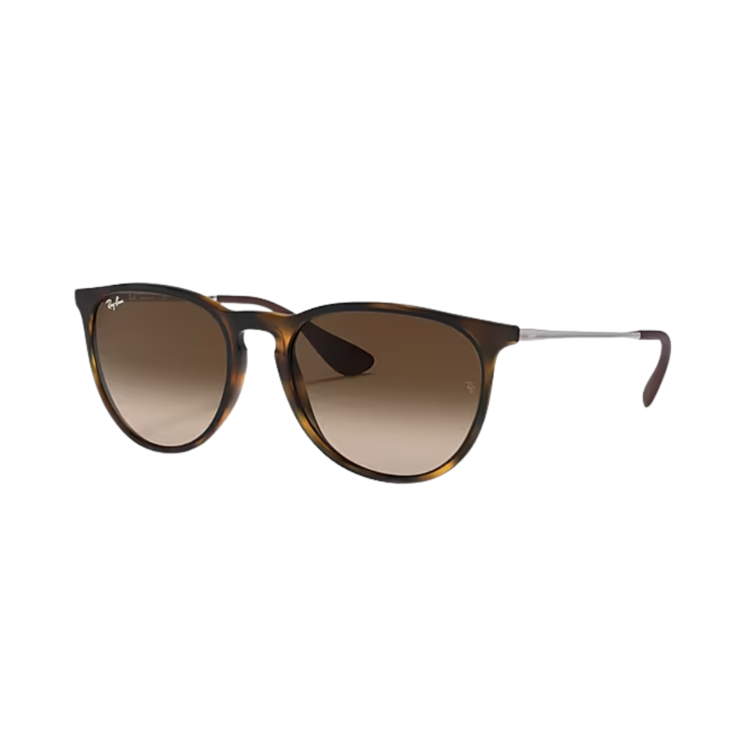Ray-Ban Unisex Erika Rubber Havana Brown Sunglasses