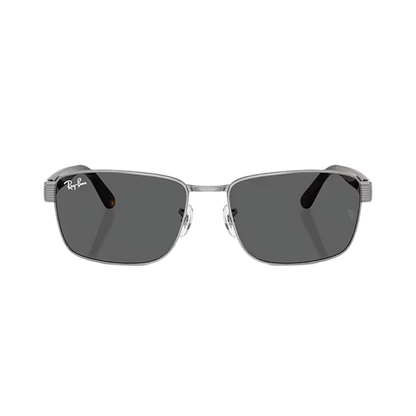 Ray-Ban Unisex Gunmetal Dark Grey Metal Sunglasses