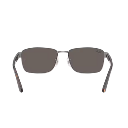 Ray-Ban Unisex Gunmetal Dark Grey Metal Sunglasses